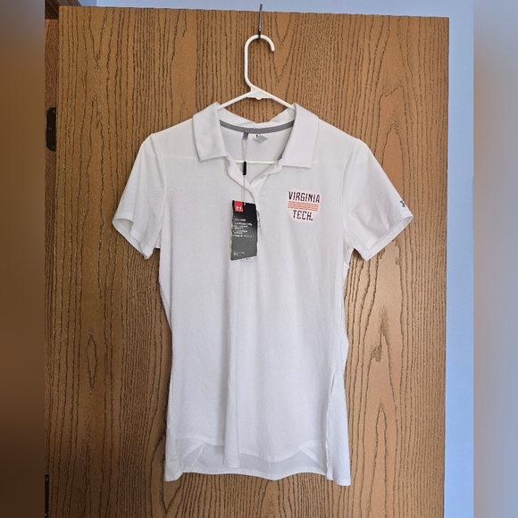 NWT Under Armour Virginia Tech Women's Polo Shirt - Picture 1 of 3